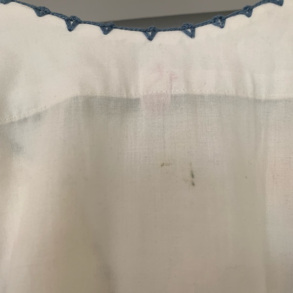 Vintage Poplin Embroidered Dress - Picture 6 of 7